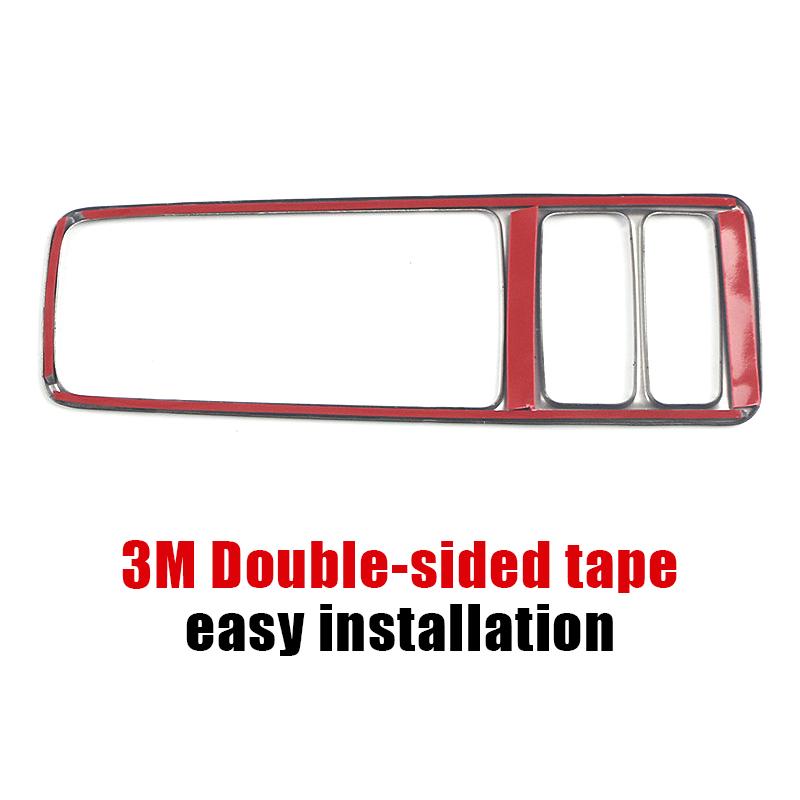 For Honda Civic 11th Gen 2022 2023 Stainless Steel Car Gear Shift Parking Button Panel Trim Frame Sticker Cover