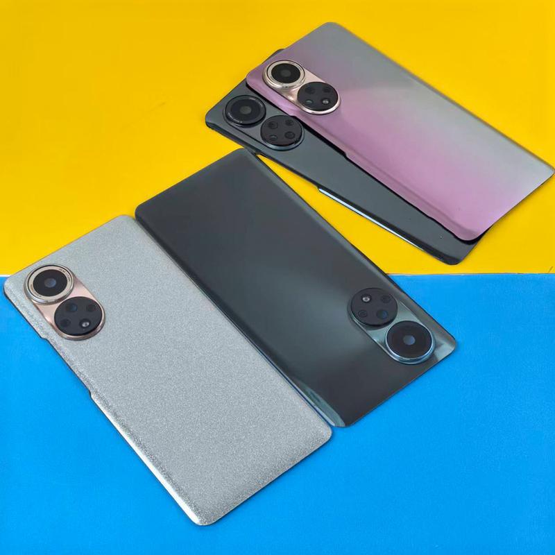 High Quality Glass Back Cover For Honor 50 NTH-AN00 Rear Housing Battery Phone Repair Parts With Camera Lens &Glue