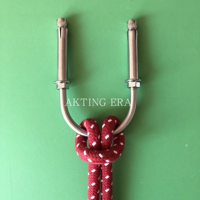 

Genuine Goods Yogaera Iyengar Yoga Wall Rope Lanyard Hang Rope 100% Pure Cotton Non Slip a Set of 4 Ropes Optional 4 Or 6 Nails Large stainless steel U hook 1 (2 starting shots)