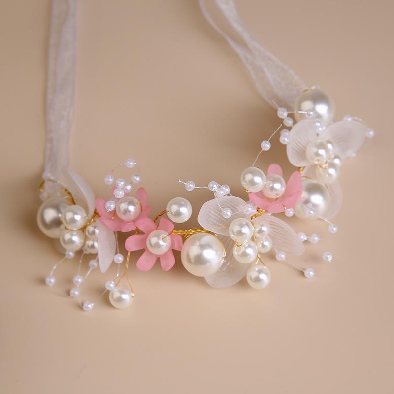 Bridal Flower Headband and Crown for Children