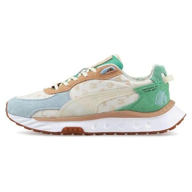 

Animal Crossing x Puma Wild Rider New Horizons Унисекс Кроссовки Синий Свет-Небесный Шепот-Белый 382961-01 35.5