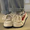 American Retro Bread Shoes Women's Platform 2025 Versatile Student White Shoes Niche Design Original Board Shoes Tide