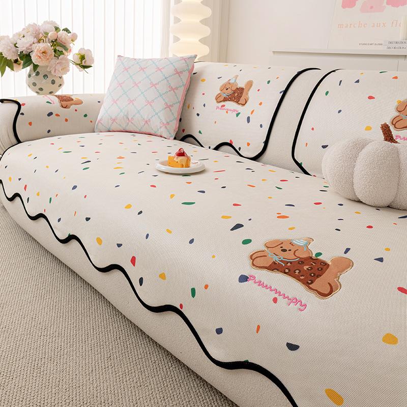 

Подушка для дивана нестандартной формы, универсальная для всех сезонов, цельная подушка для сиденья в ряд, нескользящее кожаное специальное покрывало для дивана 70*70cm