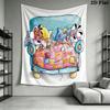 diddl Wall Tapestry Aesthetic Wall Hanging Printed Fabric Blanket Decorative Tapestries for Bedroom Living Room Home Decor