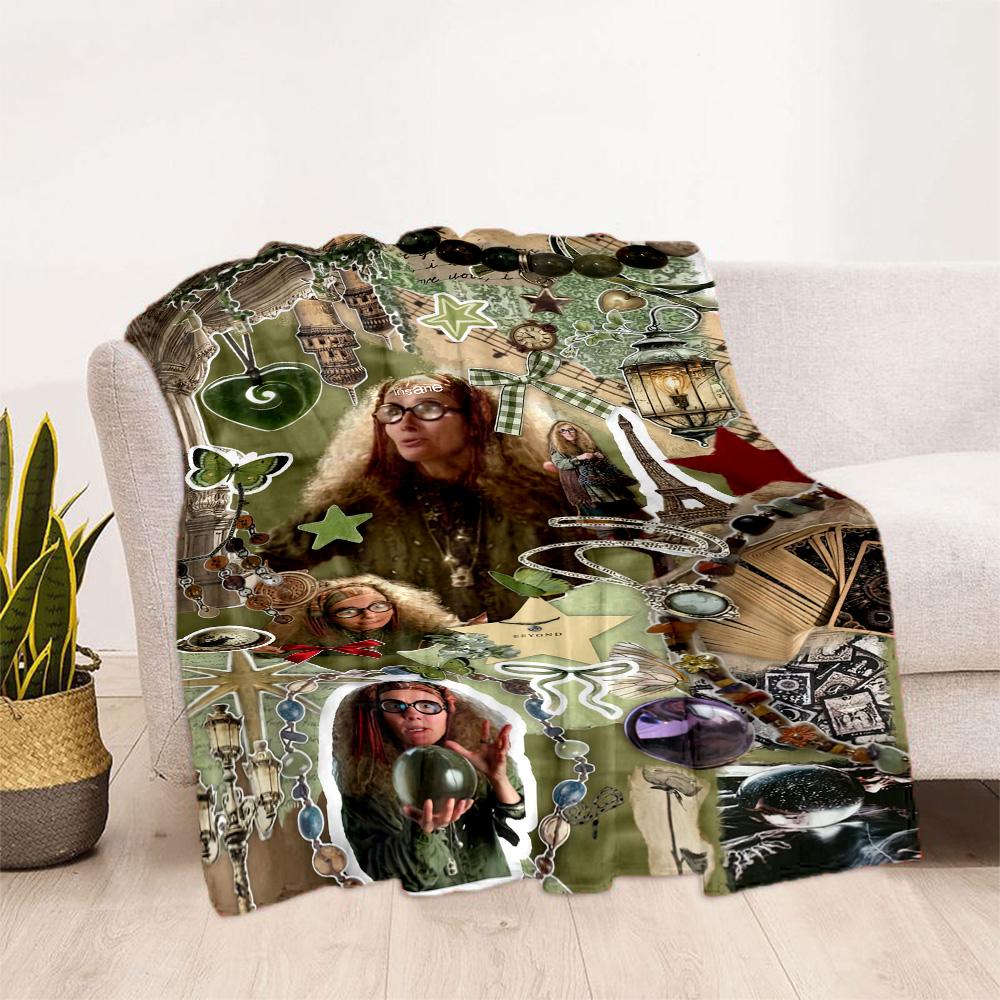 Gothic Style Blanket Comfortable Suitable for Livingroom Office Bed All-Season Use Stylish Decor Birthday Christmas Gift Blanket
