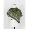 Shop   Women S 25fw Floral Mini Square Scarf Korean Made Green Drn wSc 0878