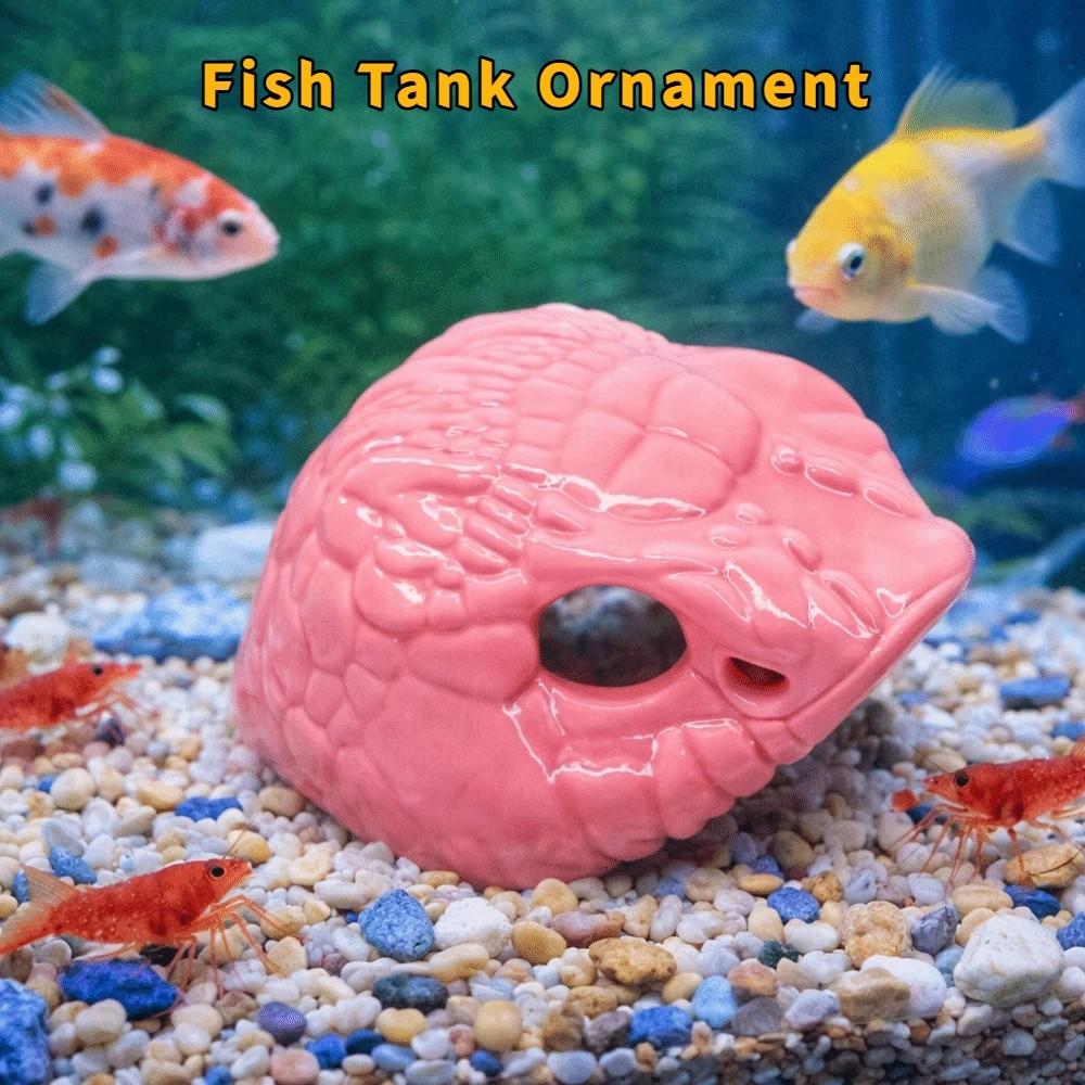 Smooth Edge 3D Printed Cave Simulation Reptiles Habitat Fish Hiding Shelter  Betta Hiding