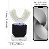 Whitening Toothbrush U-shaped Wireless Toothbrush 360-degree Lazy Person Automatic Adult Silicone Toothbrush Set