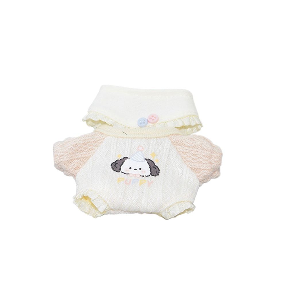 10cm Puppenkleidung Mehrfarbig Puppenoverall Geschenk Mini Bluse Hose Anzug Baumwolle Stoffpuppen