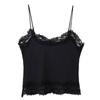 Spring 2026 Women's Silk Satin Camisole & Button Decor Shorts Set - European & American Style