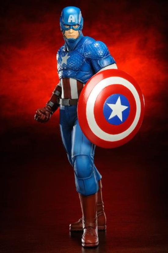Kotobukiya AVENGERS MARVEL AVENGERS Captain America MARVEL Scale PVC Painted Finished Figure NOW! ARTFX+ NOW! 1/10