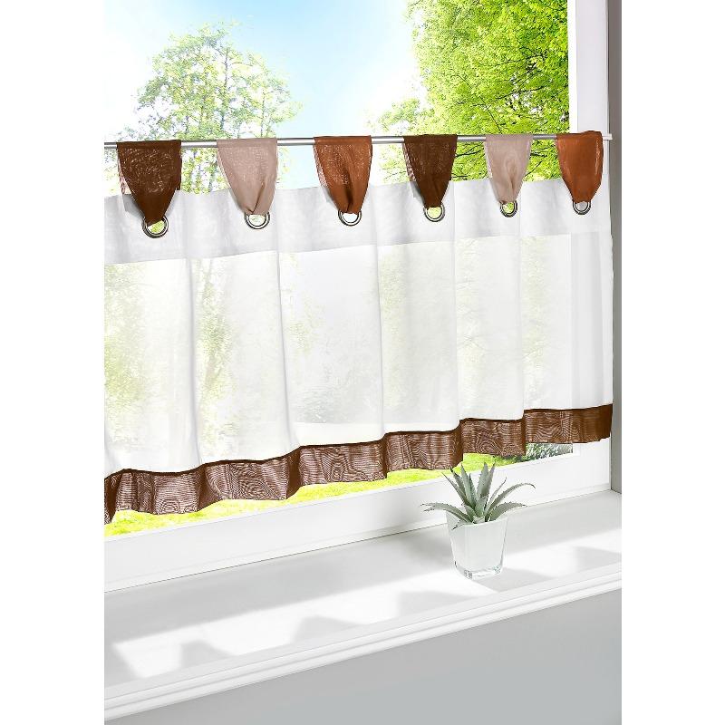 

Марлевая занавеска, Цветная тесьма, Маленькая кофейная занавеска, Маленькая занавеска, Кухонная занавеска Ht-004 45Cm high * 90cm wide темно-коричневого