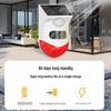 LFang Solar-Powered Wireless PIR Security Alarm