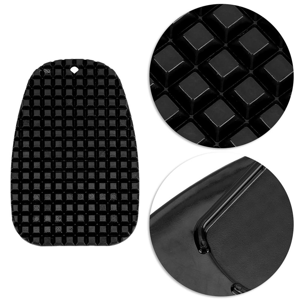 Motorcycle Kickstand Anti slide Side Stand Plate Pad Base Fit for Honda(Black)