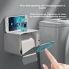 Toilet, Toilet, Toilet Tissue Box, Induction Automatic Paper Output, No Punching, Waterproof Wall-mounted Paper Drawing Roll Box