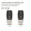 Leather Car Key Fob Case Cover Shell For Mercedes Benz A C S E GLA GLC CLS Class W205 W213 W177 W222 Remote Holder Bag Keychain