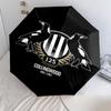 1 Pezzo Ombrello Pieghevole Automatico - Fantasia Collingwood Football Club, Design Portatile e Pieghevole con 8 Stecche, Regali di Natale e Compleanno