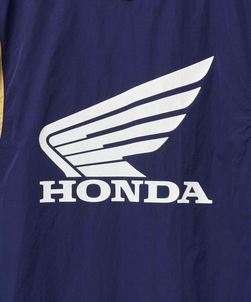 PHYPS MOTORCYCLE Color Block Short Sleeve Navy