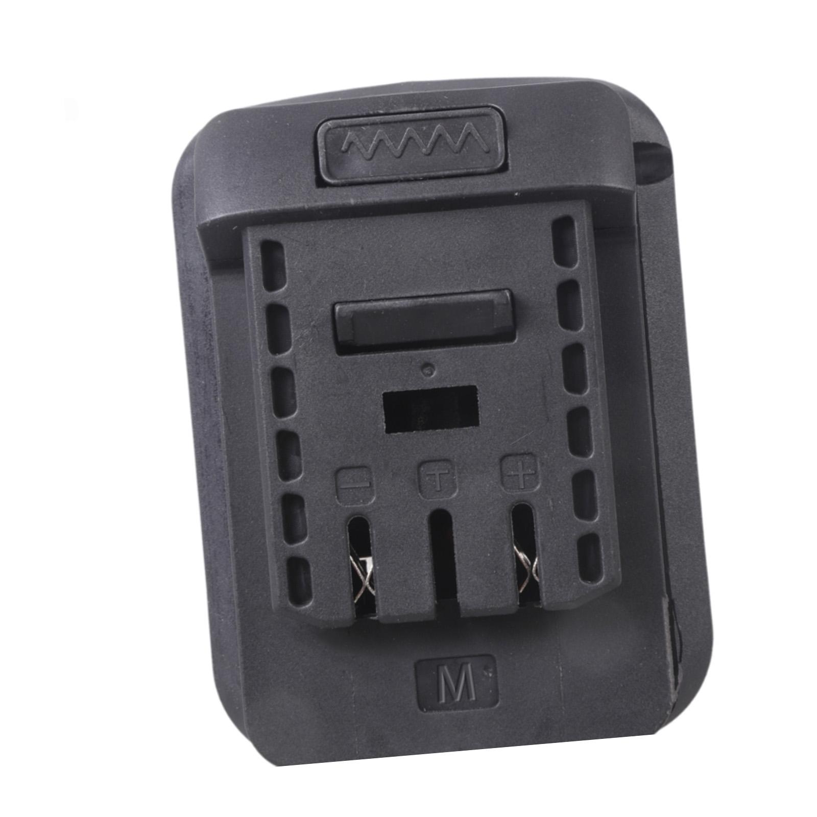 

Универсальный адаптер для аккумулятора Пластиковый преобразователь аккумулятора Для совместимости с электроинструментом Компактный дизайн с защитой A