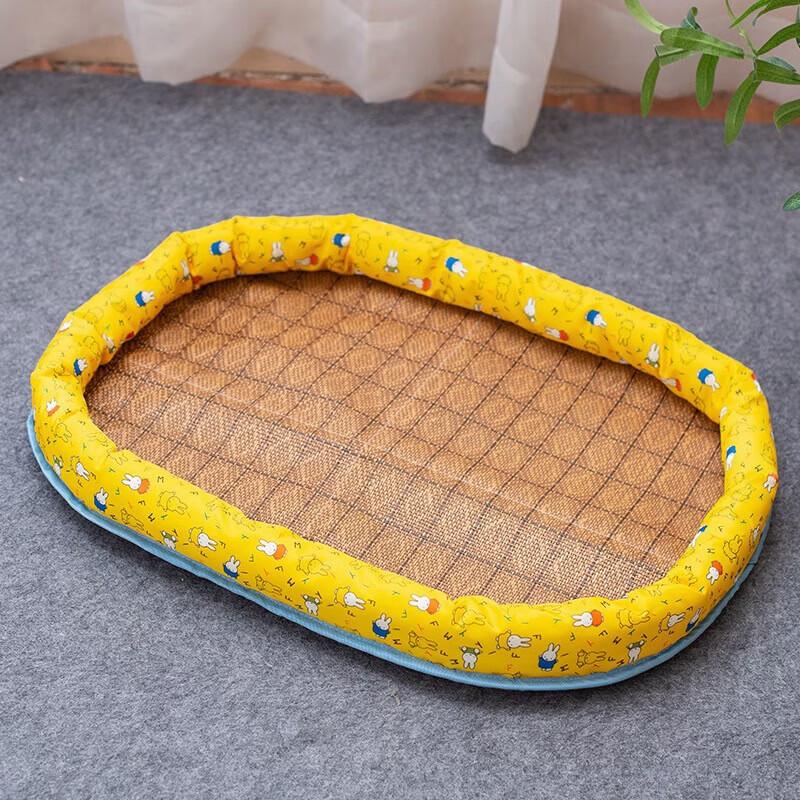 Yunxiaoshi Miffy Summer Rattan Pet Bed