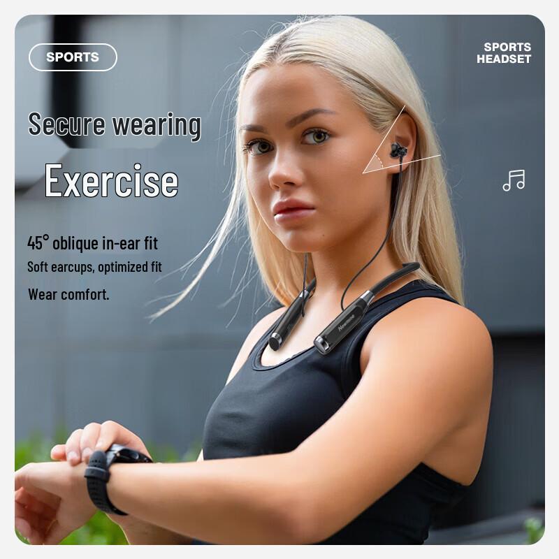 Newmine GF01 Neckband Bluetooth Sports Earphones