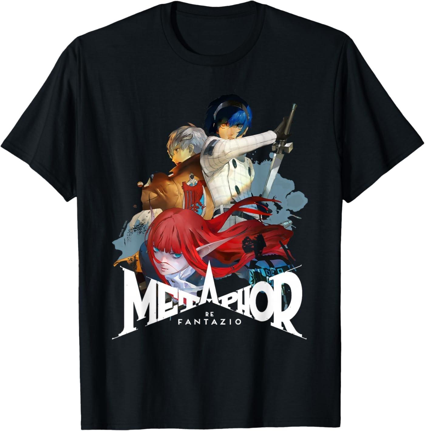 Metaphor: ReFantazio Key Art Trio (White Logo) ATLUS T-Shirt XL