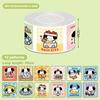 300Pcs/Roll Cartoon Animal Sticker Capibara Kapibala Puppy Hand Account Decals Gift Bag Sealing Sticker Cake Baking Label