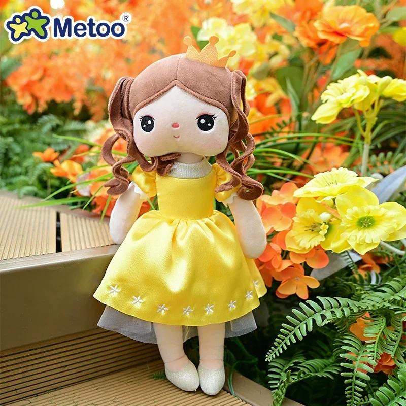 Non-Toxic Original 38Cm Metoo Angela Dolls Pink Sweet Fairy Tale Princess Cute Toy Beautiful Skirt Dolls Birthday Holiday Gifts For Kids