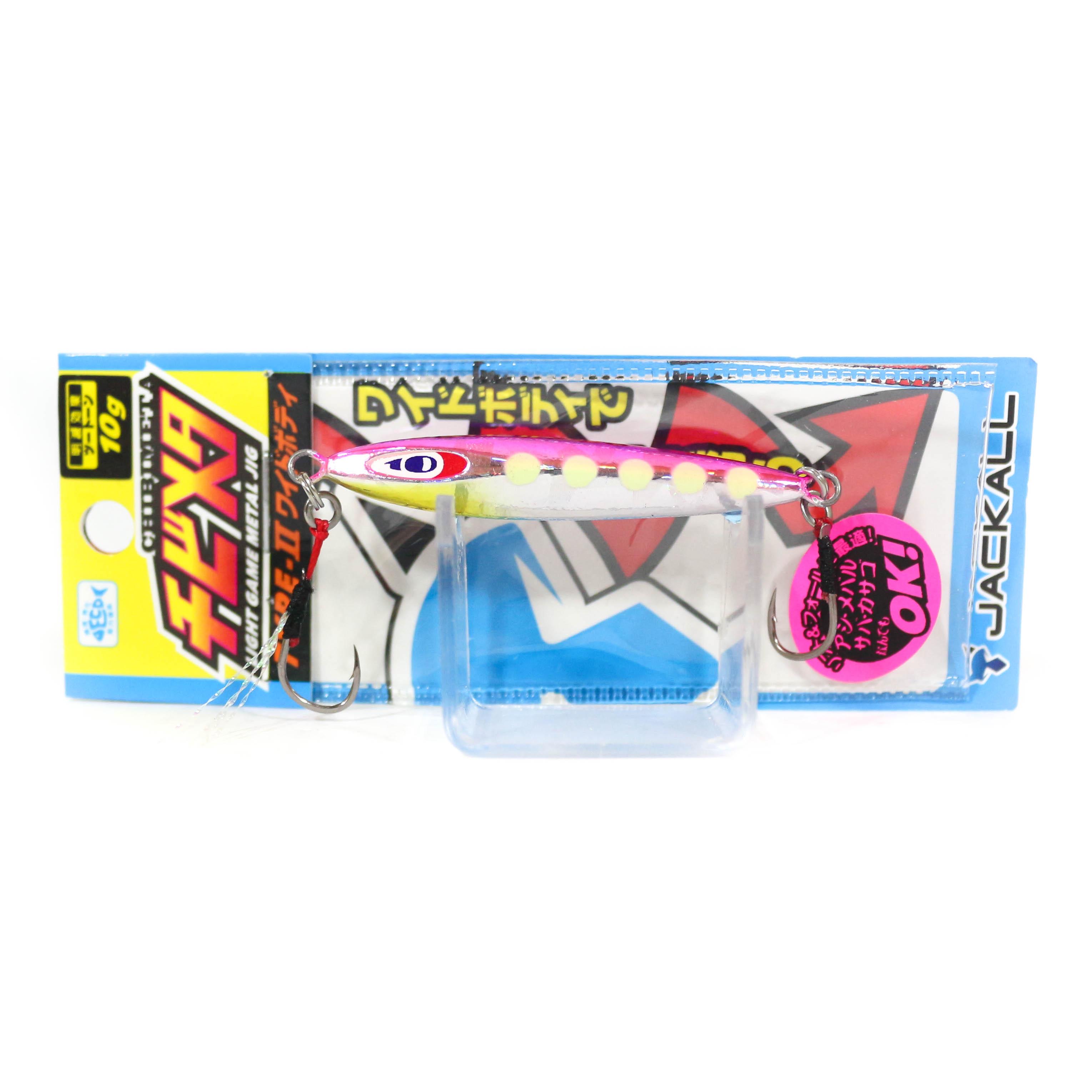

Jackall Metal Jig Chibi Metal Type II 10 грамм Glow Dot Pink Ivasi (7700)