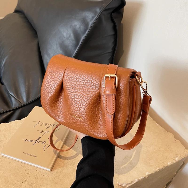 Fashion Luxury Designer Crossbody Bags high Quality Pu Leather Soft Messenger Bags for Ladies Unique Mini Retro Women's Bag