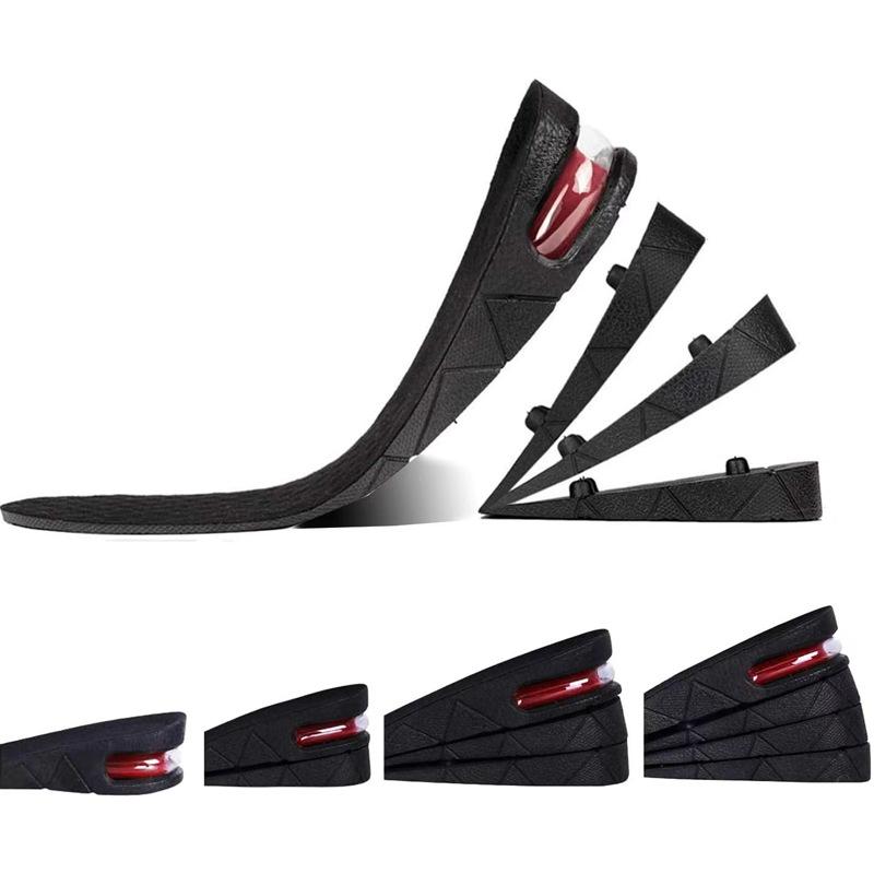 

Height Increase Insole Invisible Heightening Shoe Inserts Variable Height Insoles Adjustable Cut Foot Pad 3cm чорний