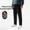 Li Ning Fitness Series Solid Color Mid Waist Comfortable Breathable Versatile Straight Leg Sports Pants Men bottoms Graphite-Gray AYKU525-2
