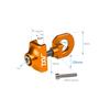 1Pcs Single Speed Bike Chain Tension Adjuster Bicycle Chain Tensioner Folding Fixed Gear Bike Chain Adjuster Bicycle Accessories