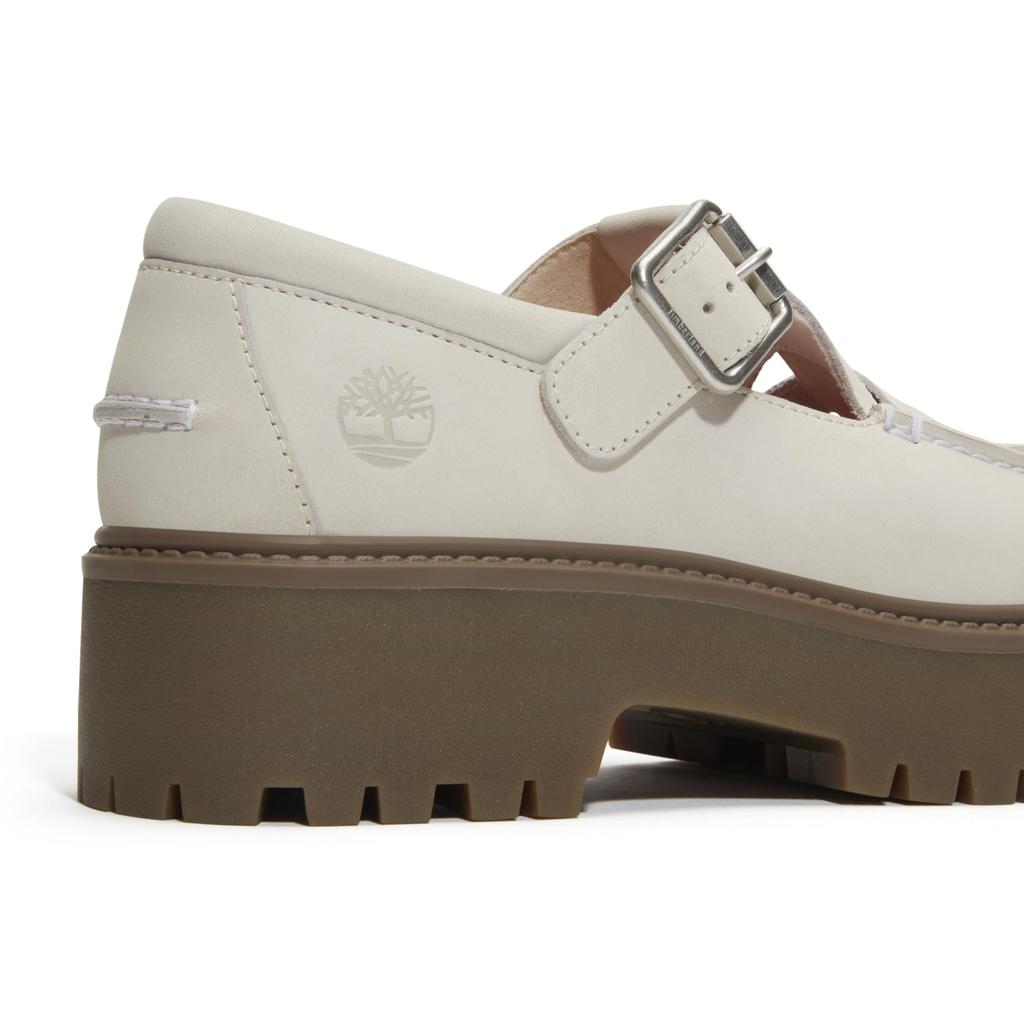 Timberland Stone Street Buckle Natural Size Shoes, Women's, TB0A4188EX41, Nubuck, 6.0 / 23.0cm
