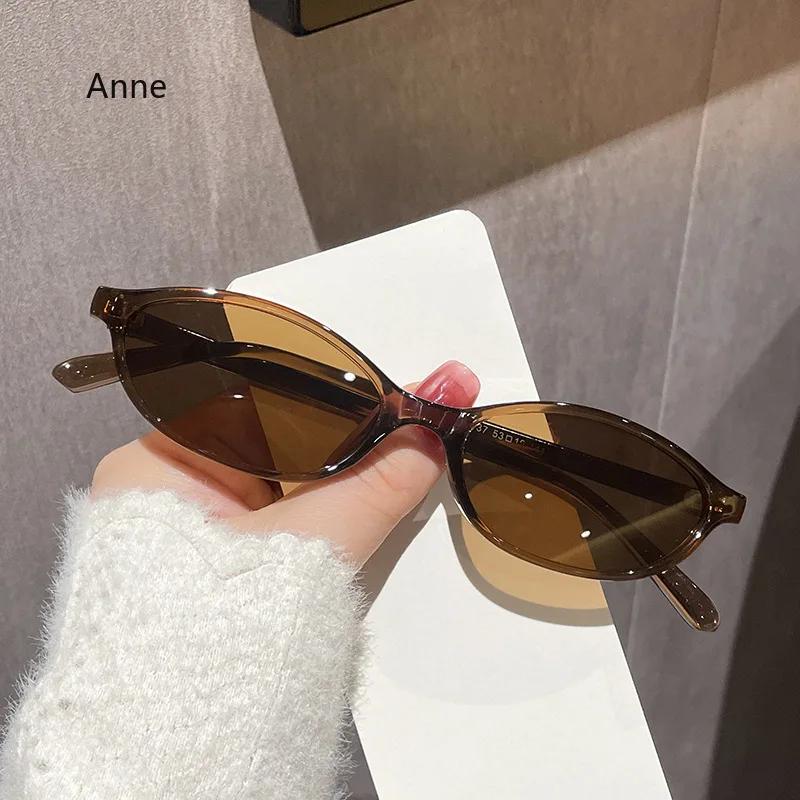Sexy Small Oval Women Sunglasses New Fashion Leopard Brown Sun Glasses Female Retro Colorful Shade Eyeglass luxury designer