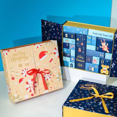 Christmas Advent Calendar 2025 24 Days Christmas Countdown Calendar with 24 Empty Boxes DIY Refillable