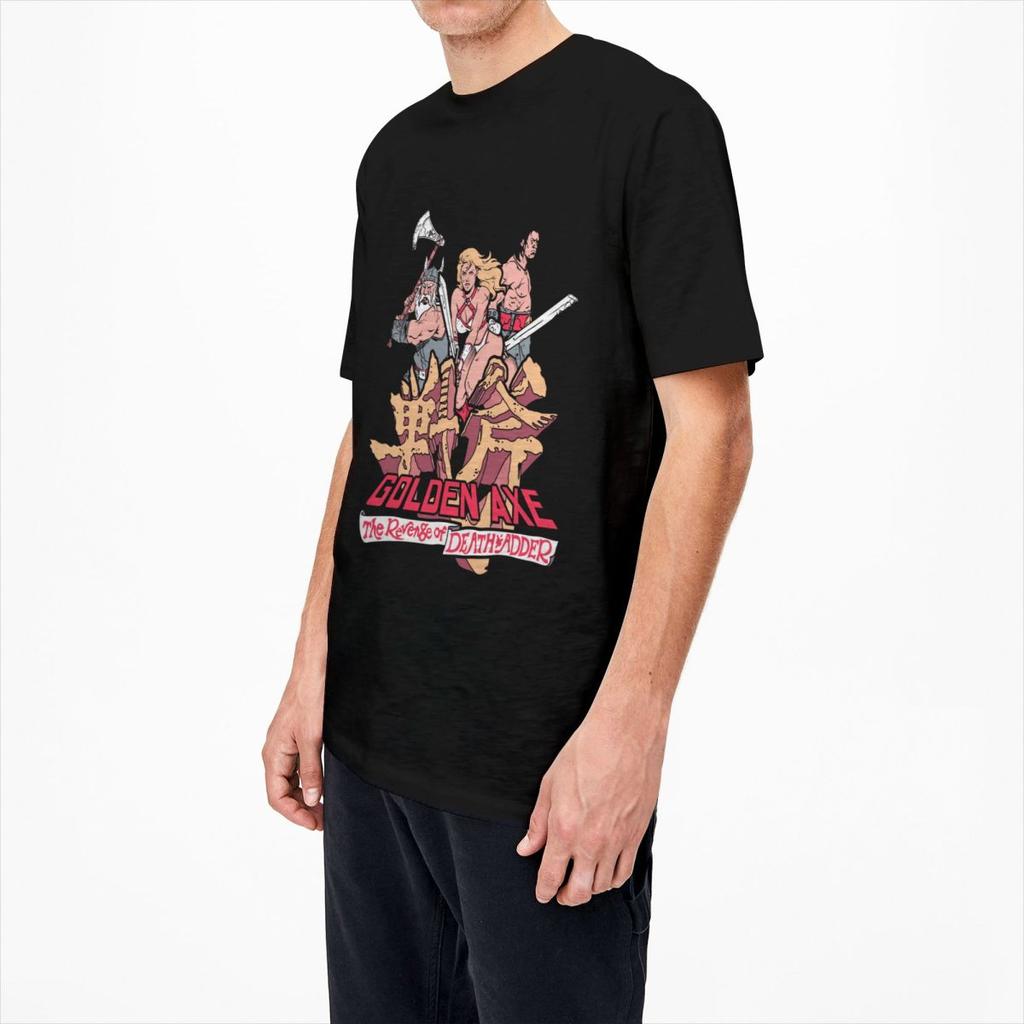 Golden Axe Arcade Video Game T Shirt  Summer Men Women Funny Vintage 100% Cotton T Shirt O-Neck Short Sleeve Large Size T Shirt
