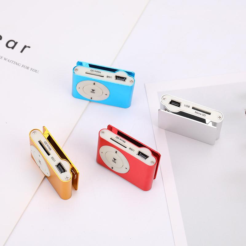 USB Mini Tragbarer MP3 Musikplayer Clip Unterstützung 32GB Micro TF Karte Kopfhörer
