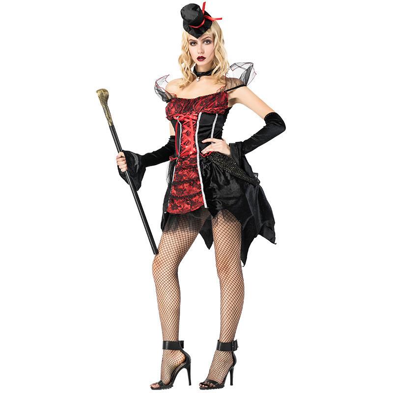 Eyecatching Whimsical And Gothic Witch Vampire Dress For Women Ideal For Halloween Events