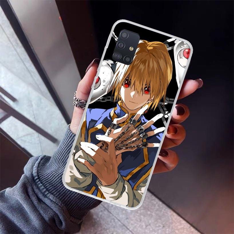 Huner X-Hunters Kurapika Phone Case For Samsung Galaxy A12 A52S A42 A32 A22 A51 A50 Note 20 Ultra 10 S10 Plus A71 A70 A31 A30 A1