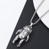 Astronaut Necklace for Men, Portable Astronaut Pendant, Versatile Accessory for Women