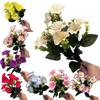 Handmade Craft Artificial Flowers Trumpet Flower Festival Party Supplies Artificial Morning Glory Floral DIY Bridal Bouquet