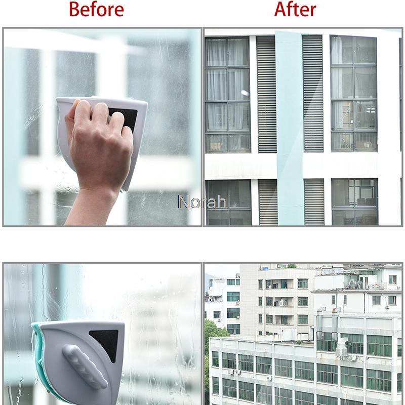 Multi-function Double Side Magnetic Window Cleaner Household Glass Wipe Cleaning Washing Windows Outside Tool Magnetic Brush