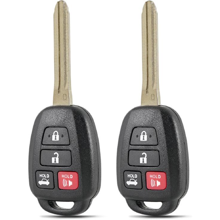 G chip 2PCS Remote Key Fob Replacement for 2012 2013 2014 Toyota Camry Keyless Entry Remote Fob HYQ12BDM 8907006420