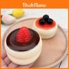 Silicone Strawberry Souffle Stress Relief Toy With Realistic Cake Design For Kids And Adults