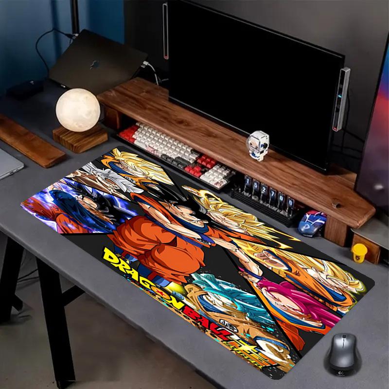 Dragon Ball Print Mouse Pad, Anti‑Slip Desktop keyboard Mat, for PC Laptop Gaming Working Daily Use, Cool Festival Surprise Gift