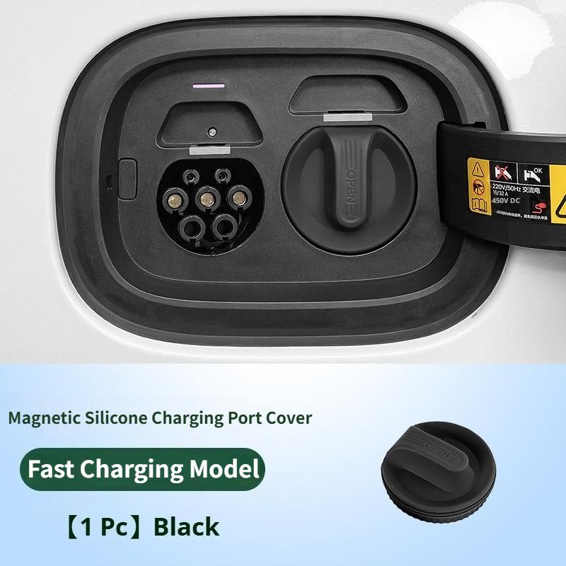 Per Chery Tiggo8 Tiggo9 Tiggo7 Serie Nuova Energia Copertura Protettiva Magnetica in Silicone per Porta di Ricarica Auto Copertura Impermeabile Antipolvere