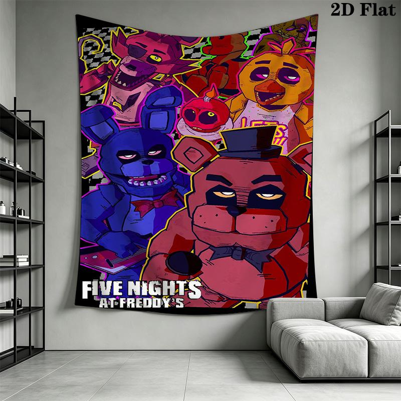 Five Nights at Freddy's Pattern Home Decor Tapestry, Wall Hanging, Decorative RV Wall Cloth.XGT0914526