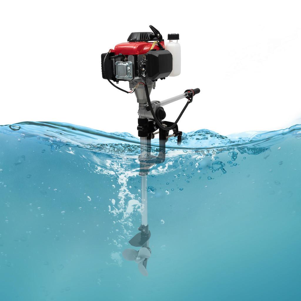 1.6KW 4 Stroke Outboard Motor High Power Inflatable Boat Engine External Hanging Marine Electric Thrusters Propeller