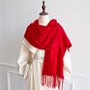 Neu Winter Schal Schals Wrap Design Kaschmir Schal Frauen Warme Mode Pashmina Femal Poncho Halstuch Echarpe Bandana